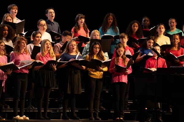 2023 All County Chorus Students Performing